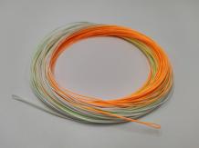 A&M Czech Nymph Running Line Orange/Moss Welded loop 0,60 mm