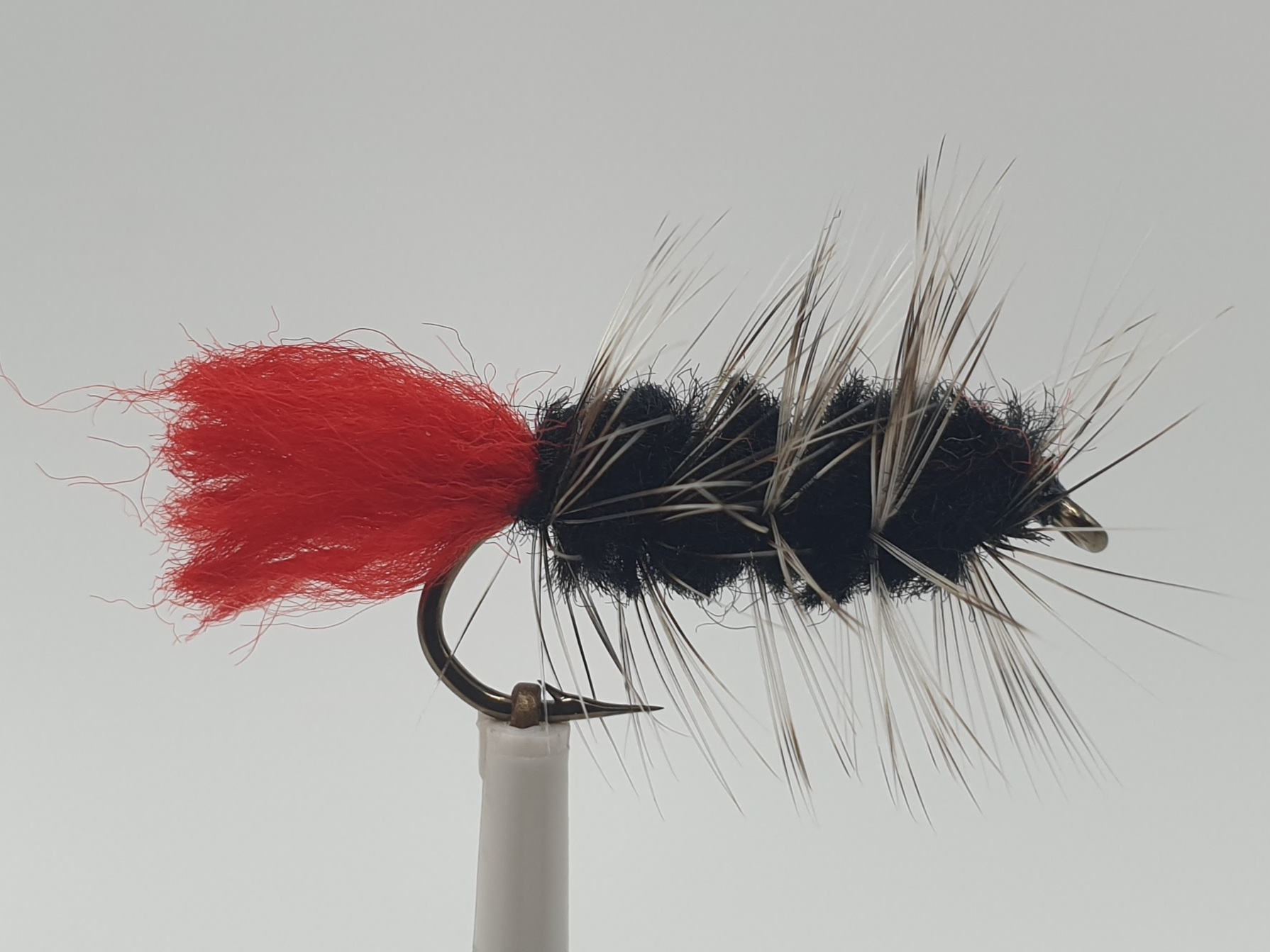 Size 12 Wooly Worm Red