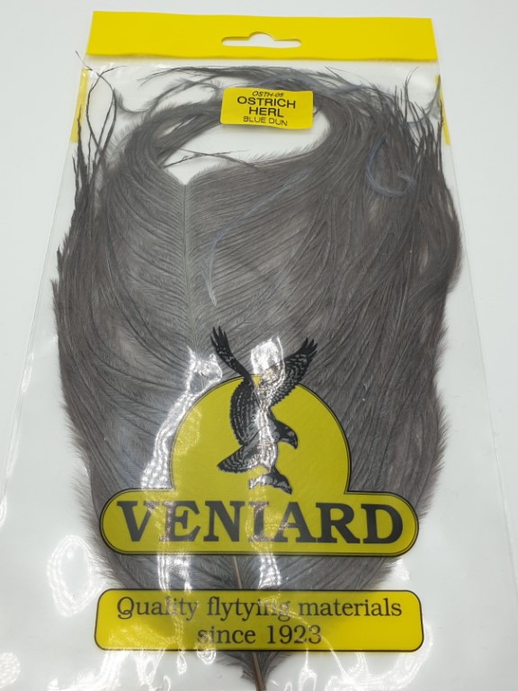 Veniard Ostrich Feather Blue Dun