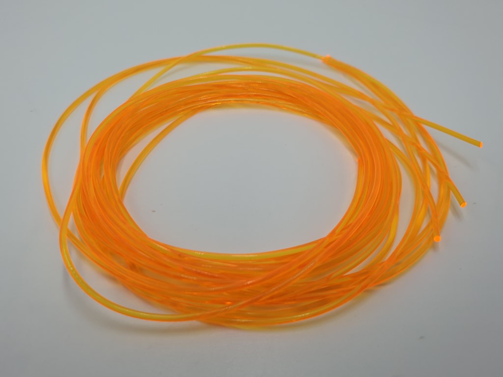 Glass Body Rib Fluo Orange 1 mm