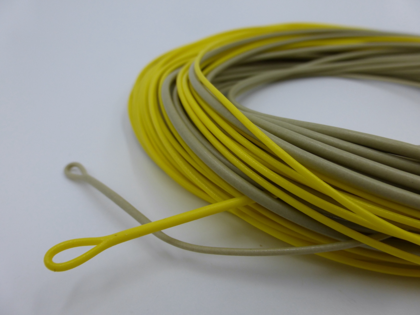 A&M WF8 Pike Fly line Floating- Yellow/Olive
