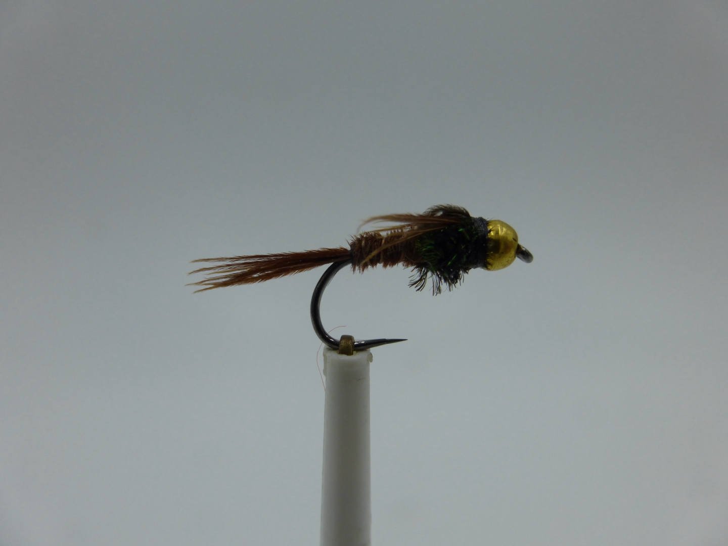Size 12 Pheasant Tail Peacock Bead Head Barbless