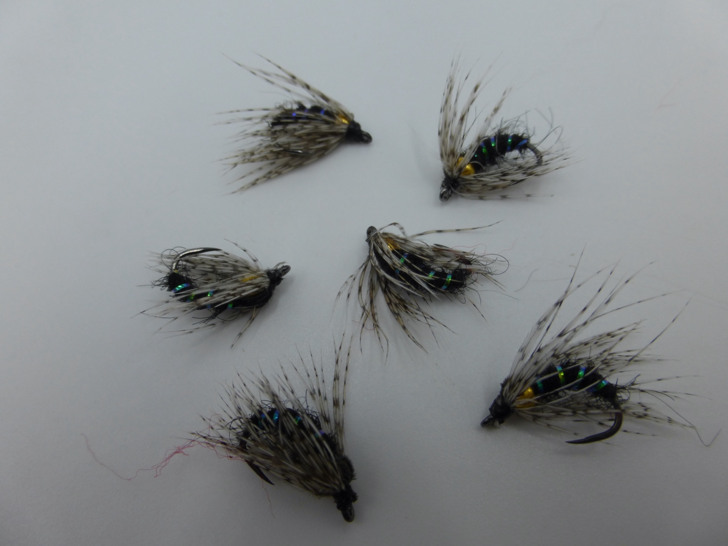 Size 12 Holy Grail Black Bead Head  Barbless 
