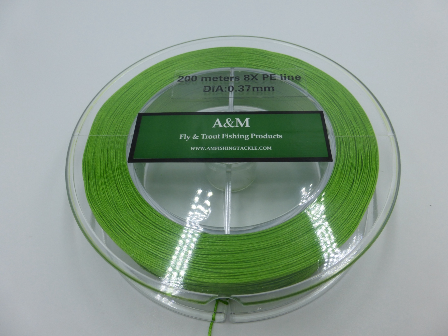 A&M X Strong Spectra Backing - 200 Meter 100 LB Green