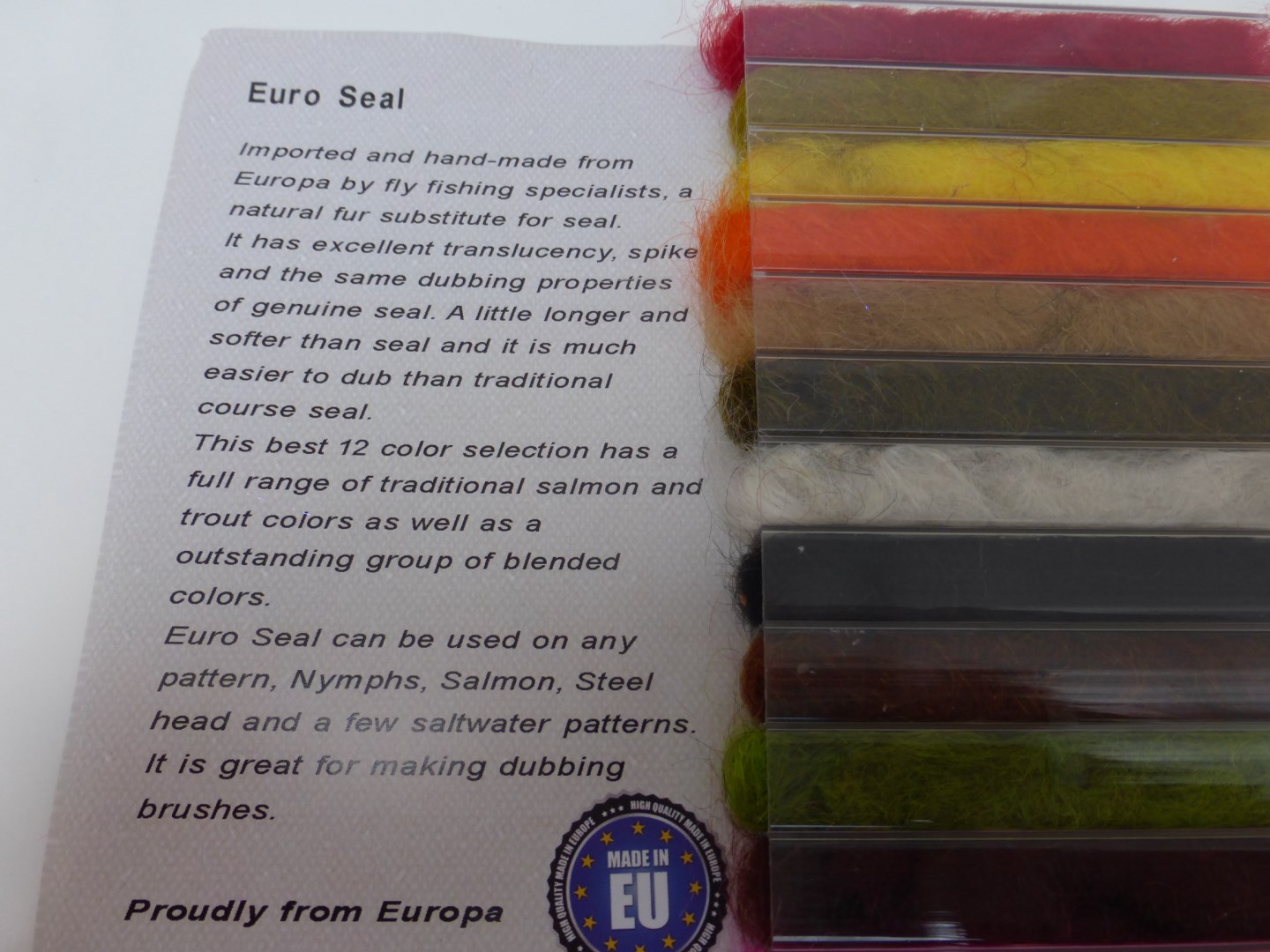 Euro Seal Dubbing Box 12 Colors