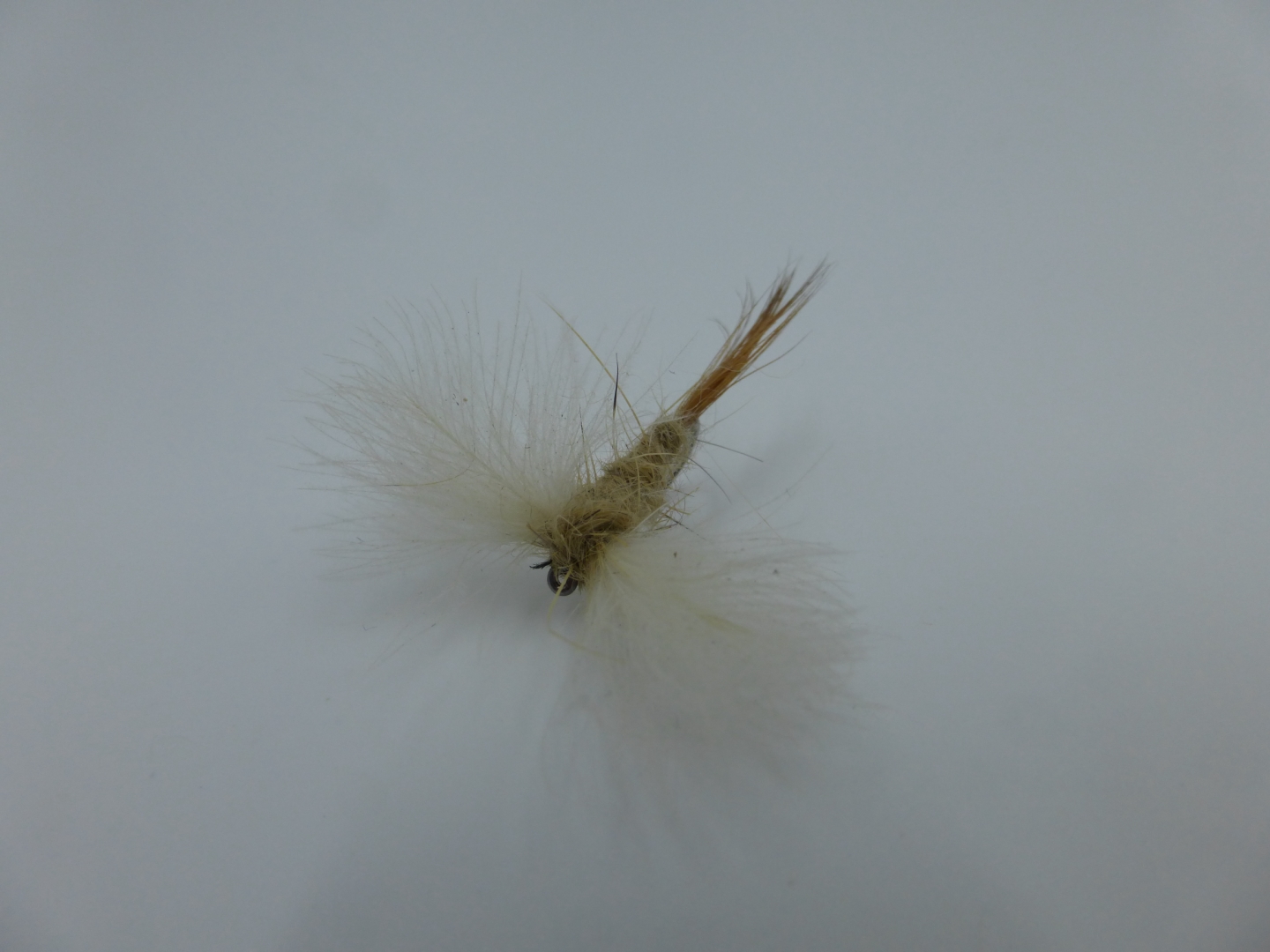 Size 12 CDC Mayfly Spent Tan Barbless