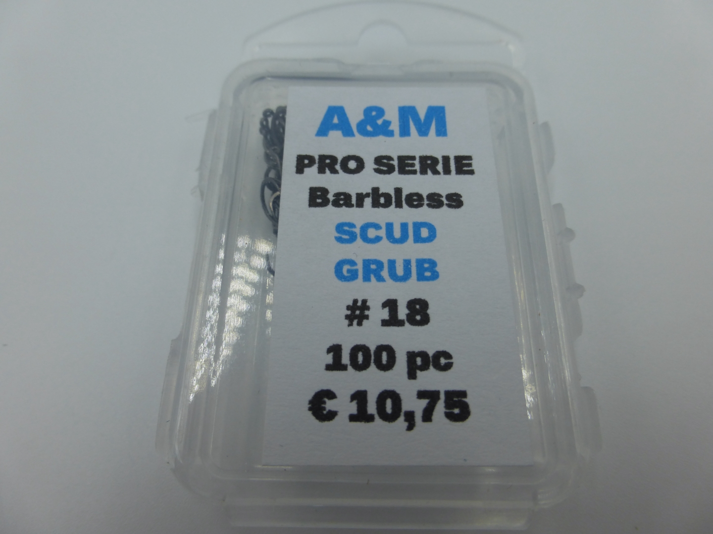 Scud/Grub Wide Gape Size 18 Pro Serie Barbless - 100 pc