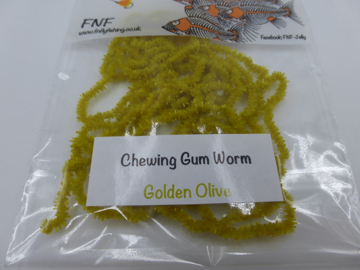 FNF Chewing Gum 3 mm Golden Olive