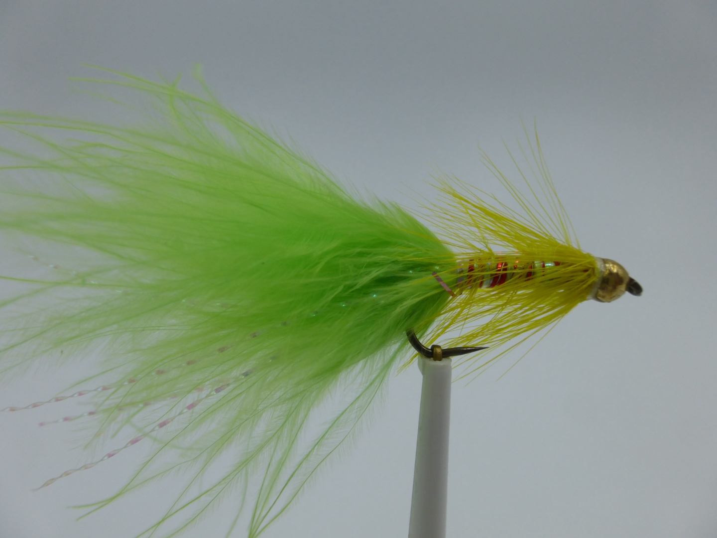 Size 10 Trout Dancer Chartreuse Barbless
