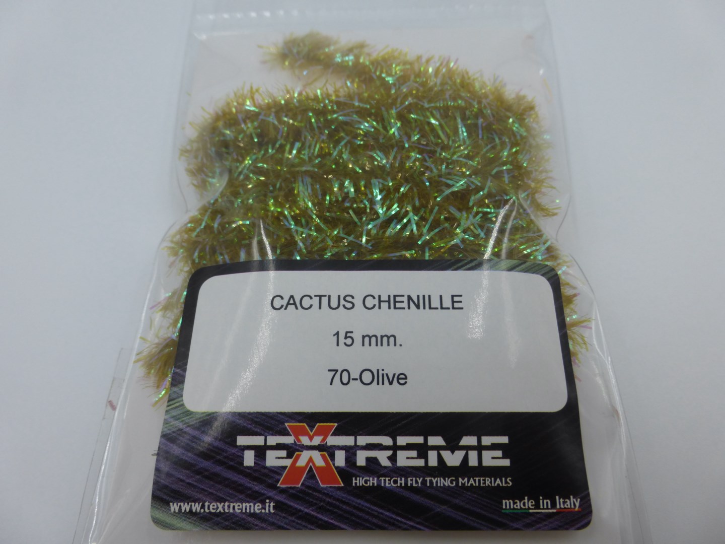 Cactus Chenille 15 mm - 70 Olive