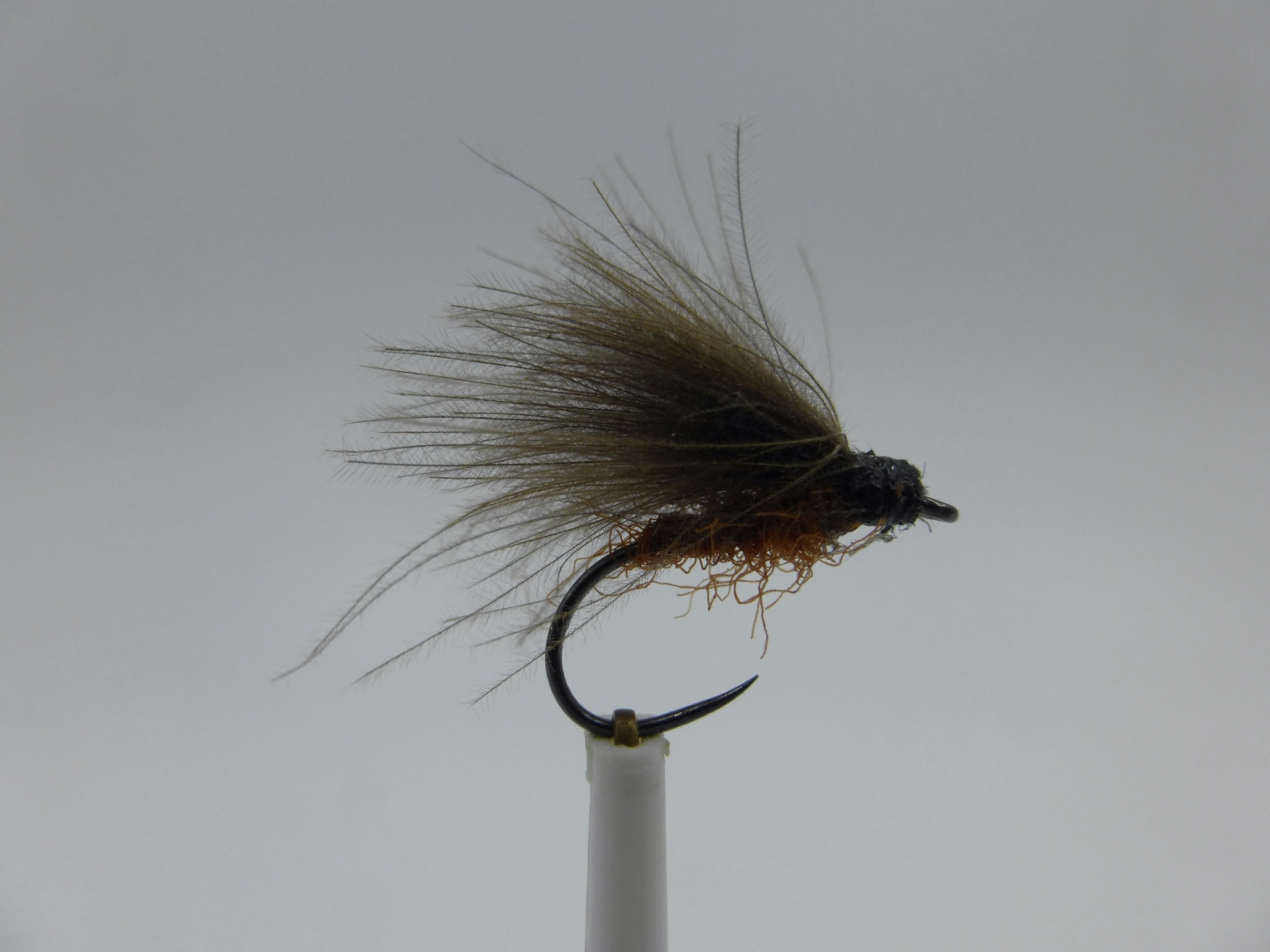 Size 14 F-Fly Brown CDC  Barbless