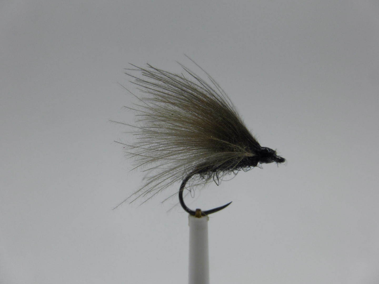 Size 12 F-Fly Black CDC  Barbless