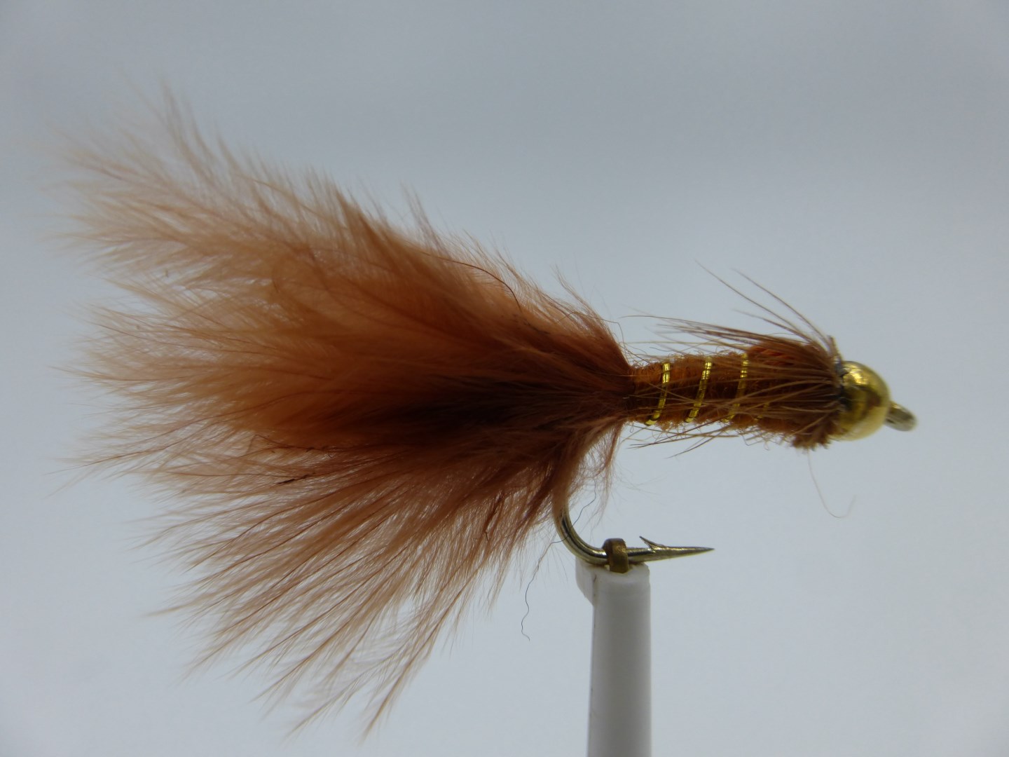 Size 10 Damsel Streamer Bead Head Brown