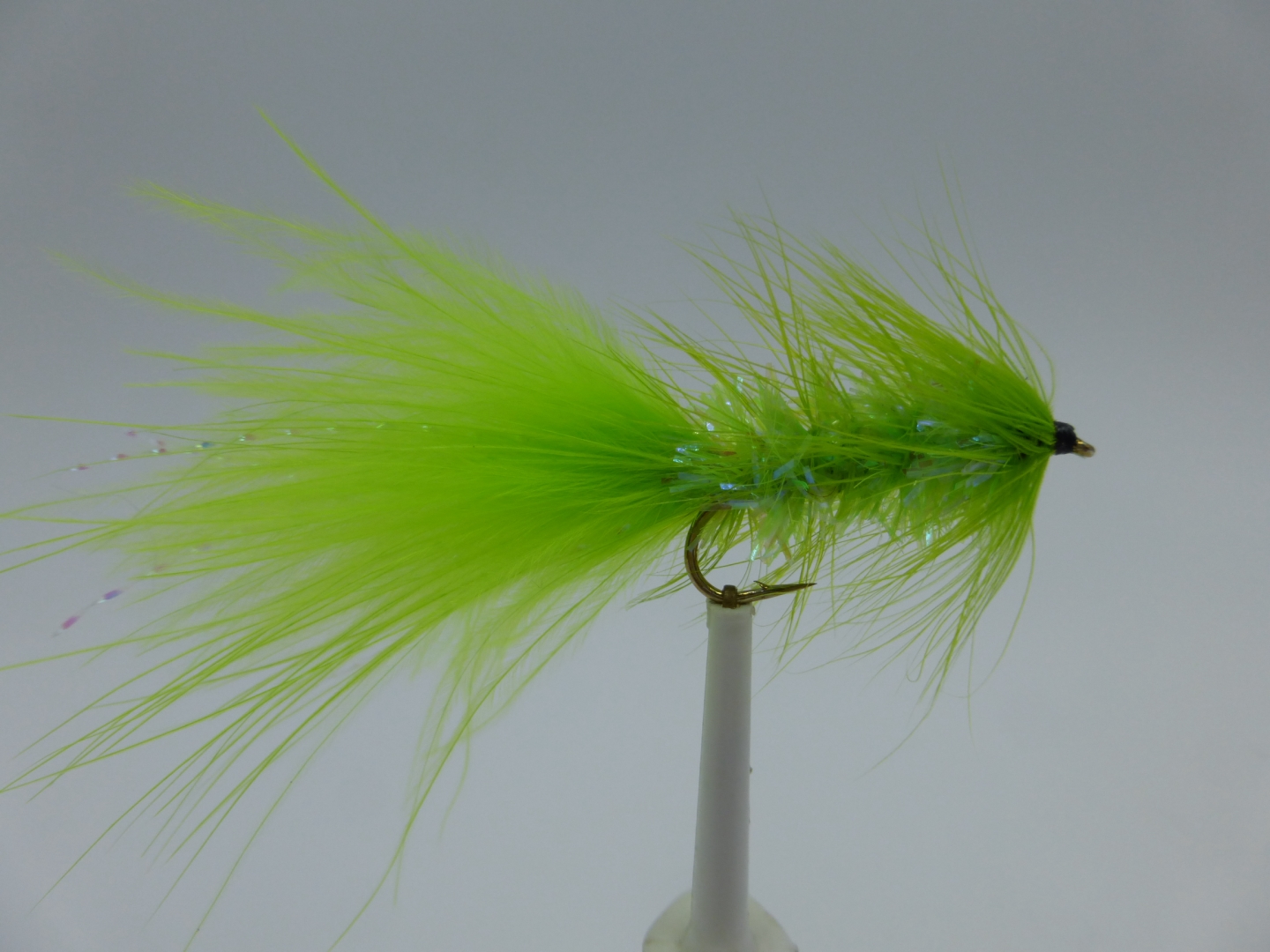 Size 10 Crystal Bugger Chartreuse
