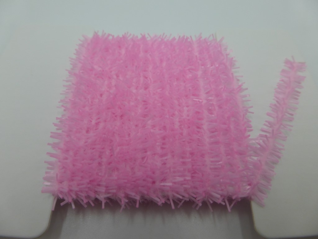 Gummy Chenille 6 mm - 123 Fluo Pink