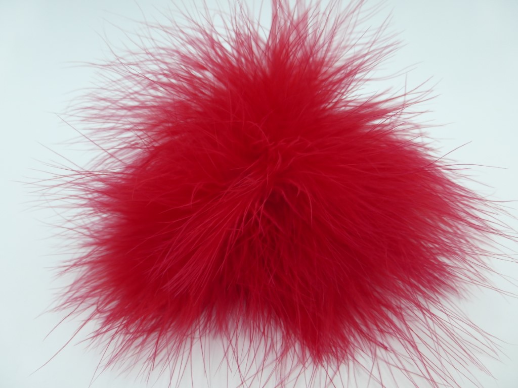 Blood Quill Marabou Fluo Flame Strung