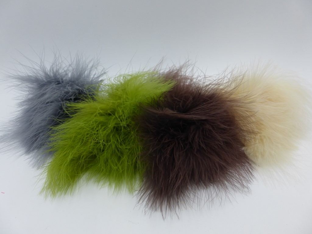 Blood Quill Marabou Grey