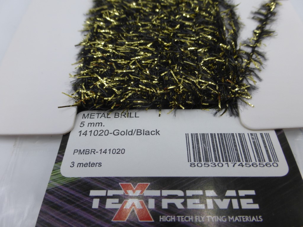 Textreme Metal Brill 5 mm - Gold/Black