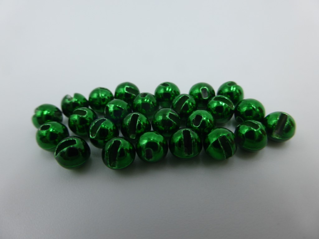 Slotted Tungsten 2.8 mm Green Metallic