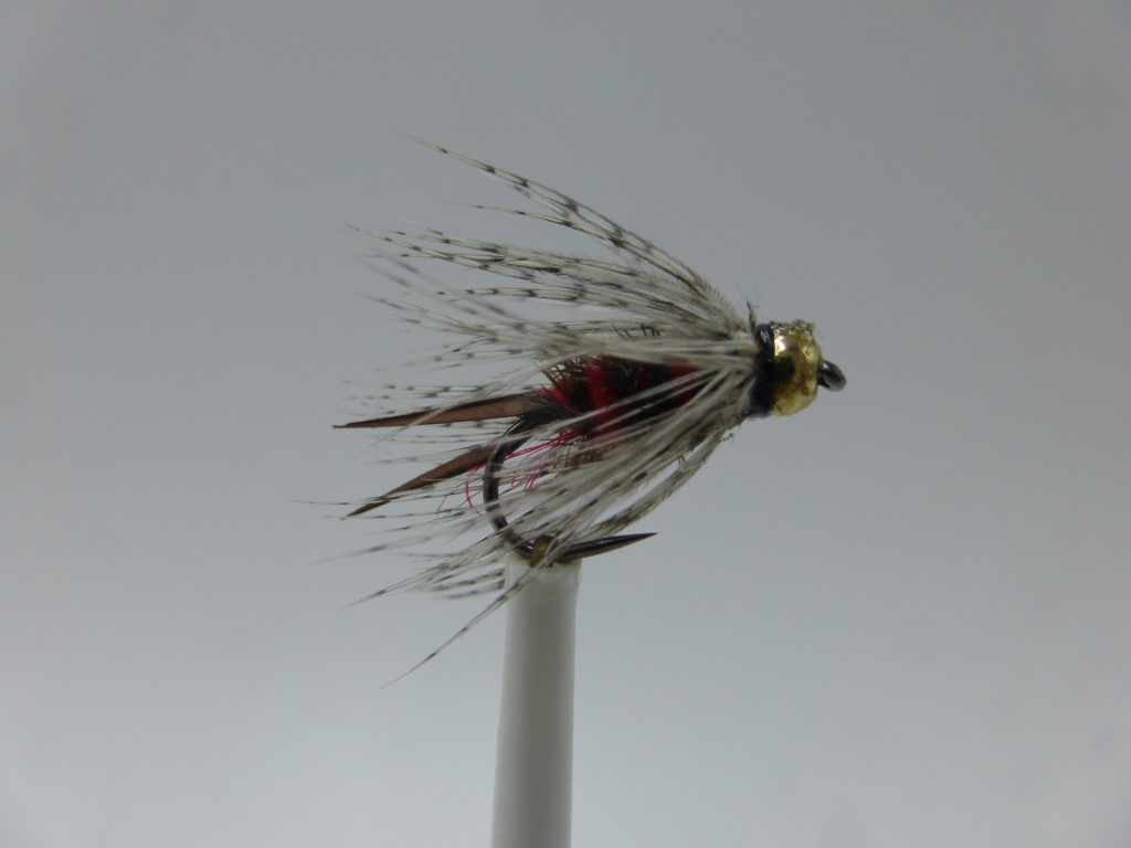 Size 18 Bloody Mary Bead Head barbless