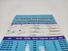 Titanium Single Strand Leader Wire 18 LB - 8,2 kg