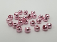 Slotted Tungsten Disco Faceted 4,0 mm LT Pink Metallic