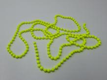 Bead Chain Eyes Fl Yellow 3,2 mm - 100 cm