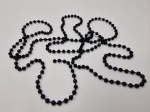 Bead Chain Eyes Black 3,2 mm - 100 cm