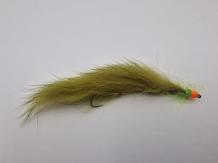 Size 10 Snakefly Tungsten Olive Barbless