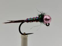 Size 14 Tungsten Flash Back Light Pink Jig Barbless