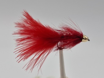 Size 10 Tan Conehead Wooly Bugger Barbless