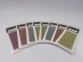 BSF Tapered Synthetic Quills 01 Red