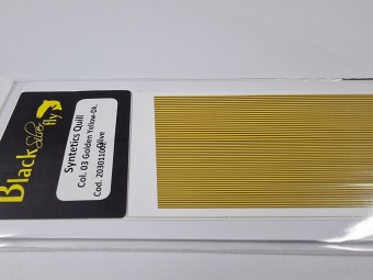 BSF Synthetic Quill Golden Yellow Dark