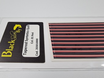 BSF Tapered Synthetic Quills 01 Red