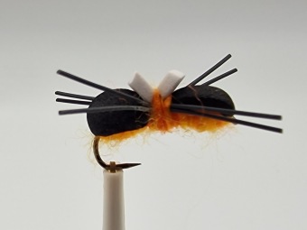 Size 10 Bank Beetle Orange Barbless