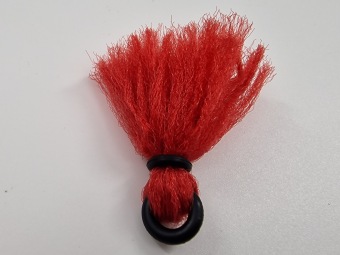 A&M O-Ring Yarn Strike Indicator Red