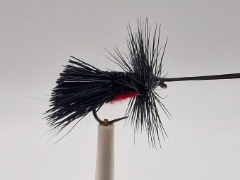Size 12 Goddard Caddis Black Red