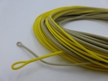 A&amp;M WF8 Pike Fly line Floating- Yellow/Olive