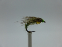 Size 16 Holy Grail Olive Bead Head  Barbless