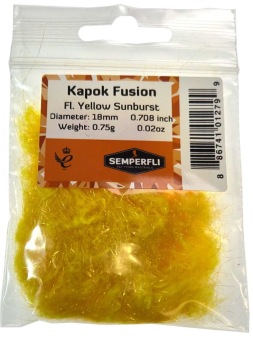 Kapok Fusion Dubbing Fluo Yellow Sunburst