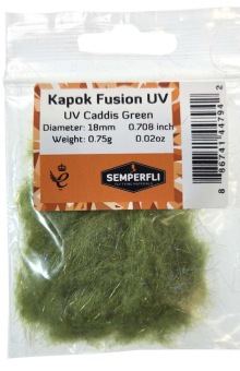 Kapok Fusion UV Dubbing Caddis Green