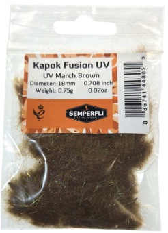 Kapok Fusion UV Dubbing March Brown