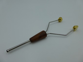 A&M Ceramic Bobbin Holder Wood - 2 x ceramic Medium