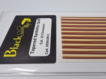 BSF Tapered Synthetic Quills 12 Cinnamon