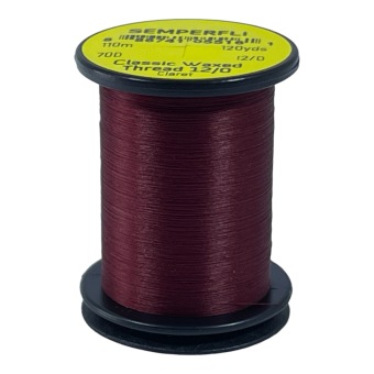 Classic Waxed Thread 12/0 Claret 110 meter