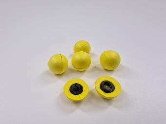 A&M Dual Half Screw EVA Indicators Yellow