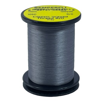 Classic Waxed Thread 8/0 Gray 110 meters