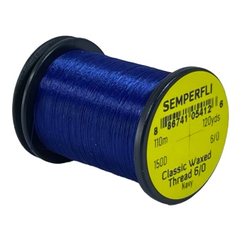 Classic Waxed Thread 6/0 Navy 110 meters