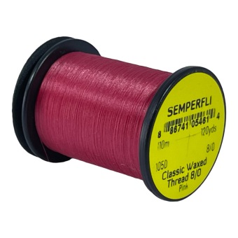 Classic Waxed Thread 8/0 Pink 110 meters