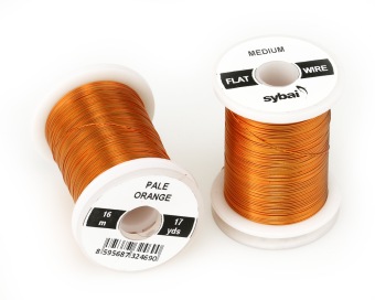 Sybai Color Wire Flat Pale Orange Medium